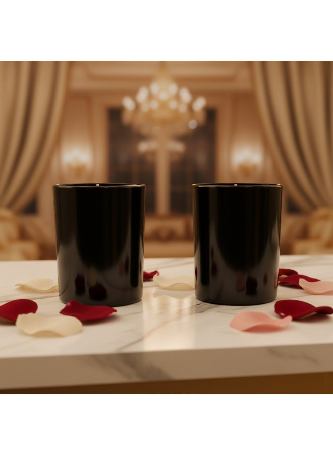 شمعة عطرية فاخرة مصنوعة من شمع الصويا الطبيعي 170 جرام مع فتيل واحد للاستخدام الطويل والاحتراق الآمن لمدة 42 ساعة، برائحة خشب الأرز الشمالي الغنية والعميقة، مثالية لتزيين المنزل، غرفة النوم، المكتب، غرفة المعيشة، القهوة، المتاجر، الأماكن العامة، ومناسبة لجميع المناسبات، بتصميم عصري أنيق وعاء أسود لامع يناسب الديكور المودرن والكلاسيكي ويضيف جوًا من الاسترخاء والهدوء والرفاهية، شمع أبيض طبيعي آمن وخالي من المواد الضارة، شمعة عطرية فاخرة عالية الجودة، مثالية للهدايا والديكور المنزلي والجلوس المريح. - Image 3